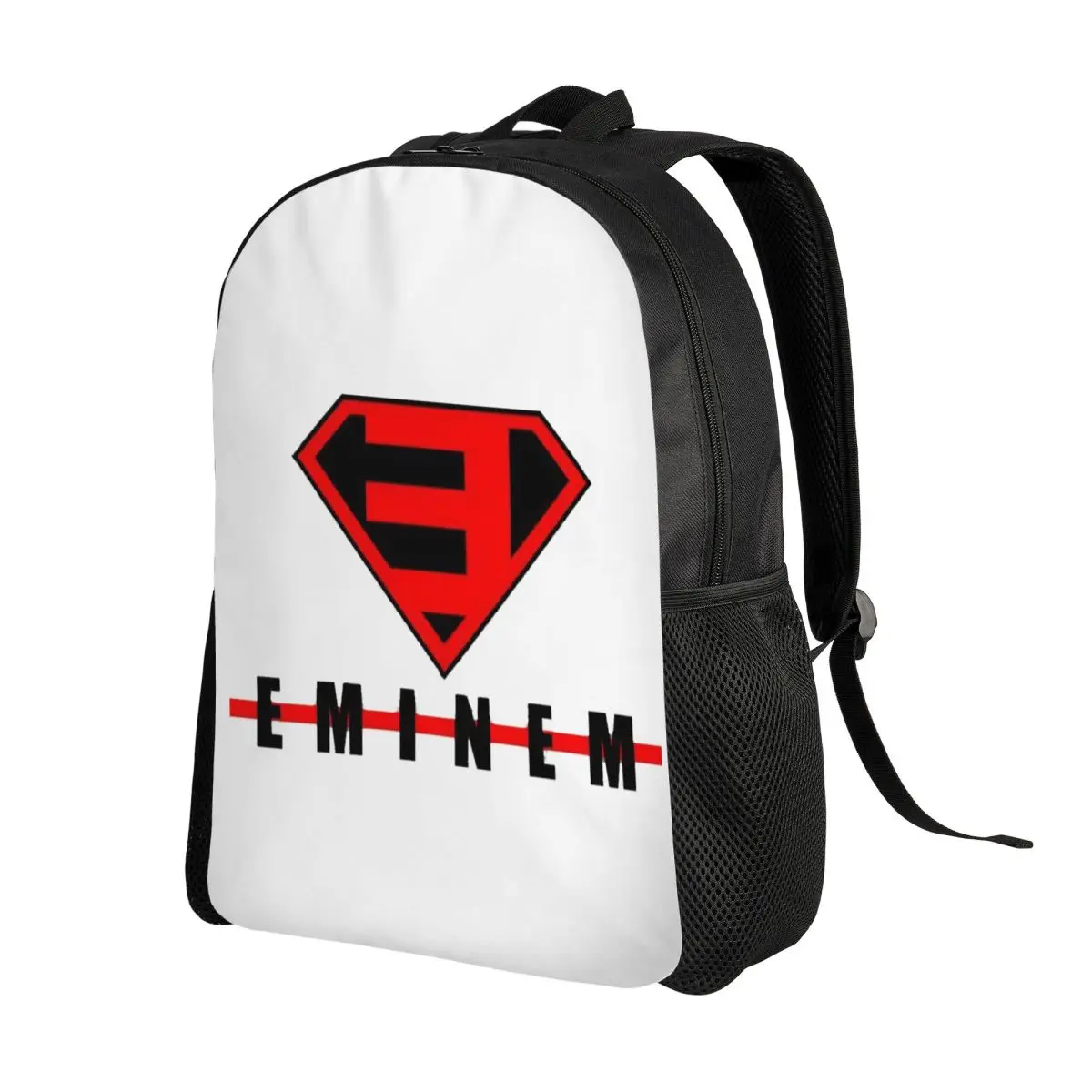 Custom Rapper E-Eminem Art Travel Backpack Men Women School Computer Bookbag College Student Daypack Bags