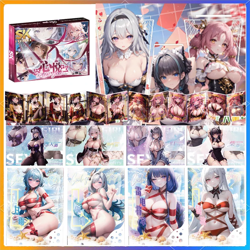 

New Style Sexy Card Limited Sale ACG Anime Goddess Story Bikini Nude Slutty Girl Lovely and Beautiful Macromastia Lolita Collect