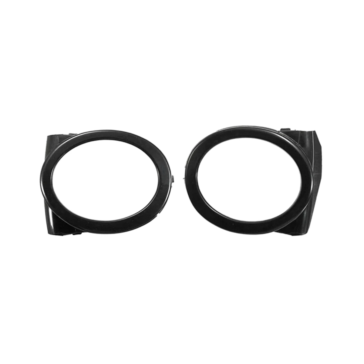 51112695255 51112695256 Black Fog Light Lamp Cover Trim Ring Fit for BMW E46 M3 2001 - 2006