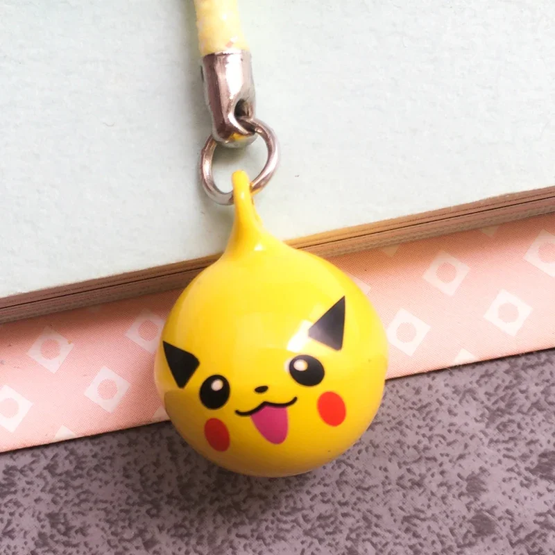 Bandai Doll Toys Pokemon Pikachu Pokeball Poke Ball Bells Keychain Bag Ornamnet Kids Gifts