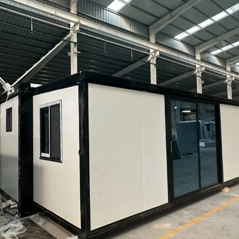 Customizable Container House 3 Bedroom Folding Container Home Fold Out Tiny House Container Families Summer Camping House for US