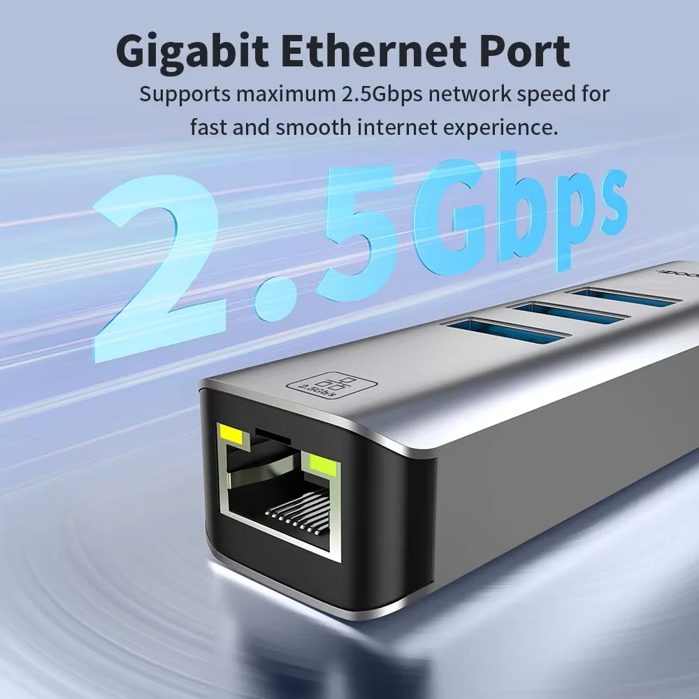 Adaptador de red USB 3.0 Tipo- - Usb C Hub Ethernet 2.5G reseña y precio