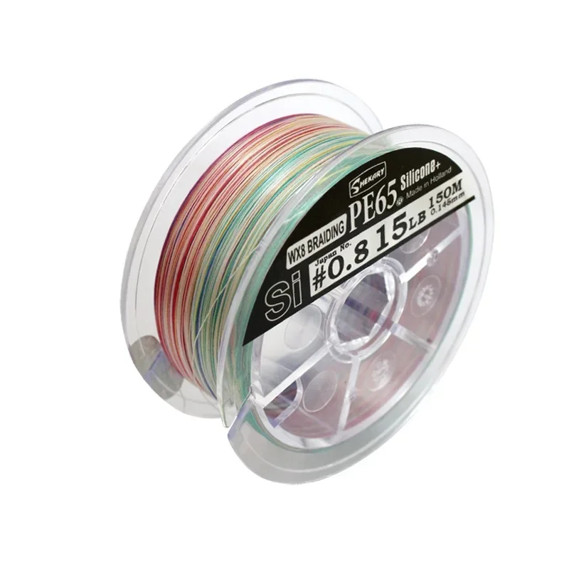 

SHEKARY Daima PE Line 5 Colors 8 Strands Braided Fishing Line Original Silk Jinmi Luya Line for Sea Fishing