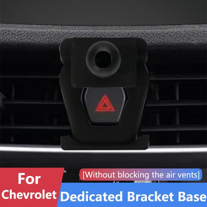 Speciale per Chevrolet Supporto per telefono cellulare per auto Girevole Staffa fissa Base per Cruze Cavalier Malibu Tracker Trailblazer Captiva