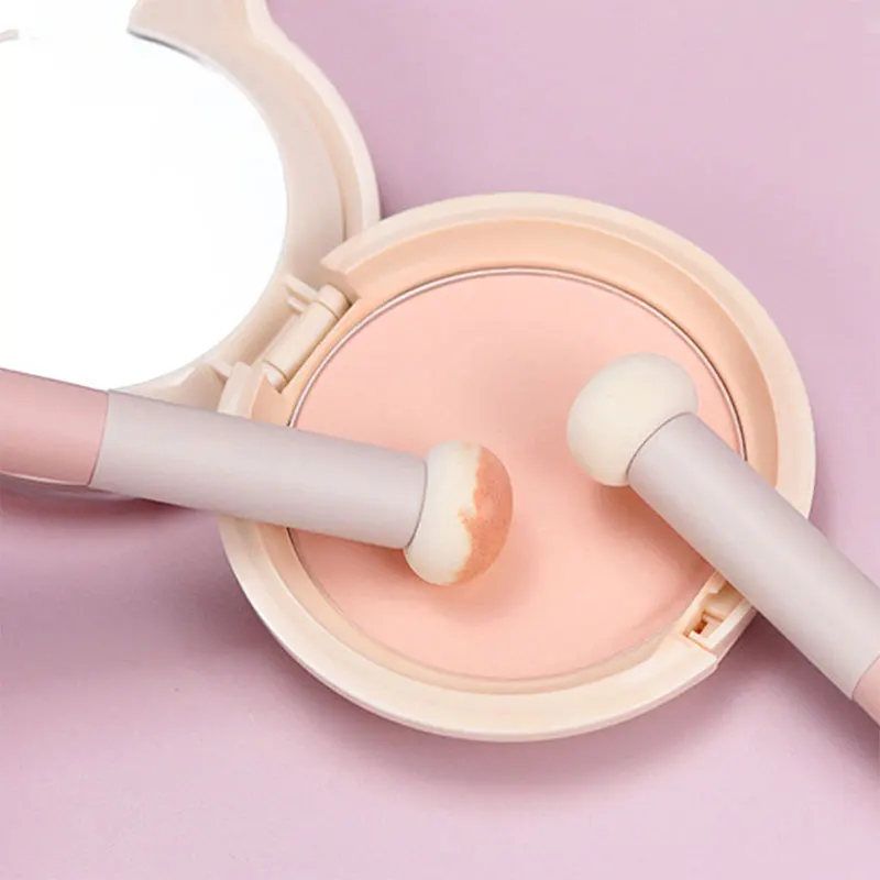 2 Pcs Makeup Brush Mushroom Concealer Sponge Makeup Brush Concealer Applicator Beauty Brushes Cosmetic Tool