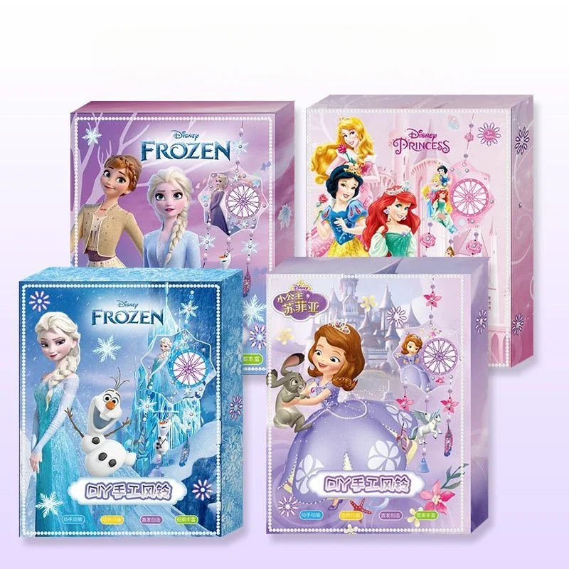 Frozen Princess Elsa anime cartoon cute diy handmade wind chime kawaii girl pendant children's educational toy gift wholesale