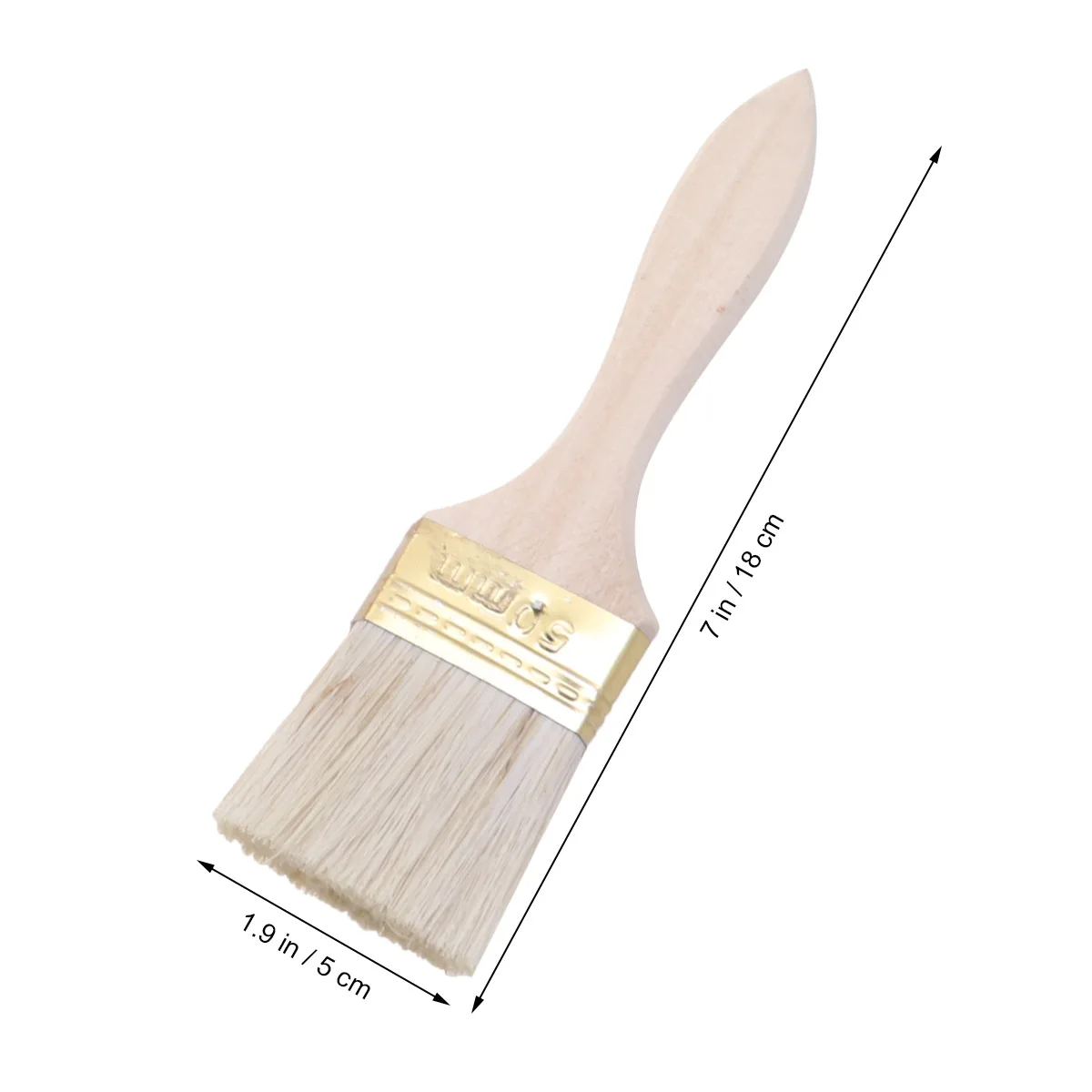 23pcs Paint Durable Wooden Handle Bristle Premium Painting Tool Brush for Furniture Home Wall Painting