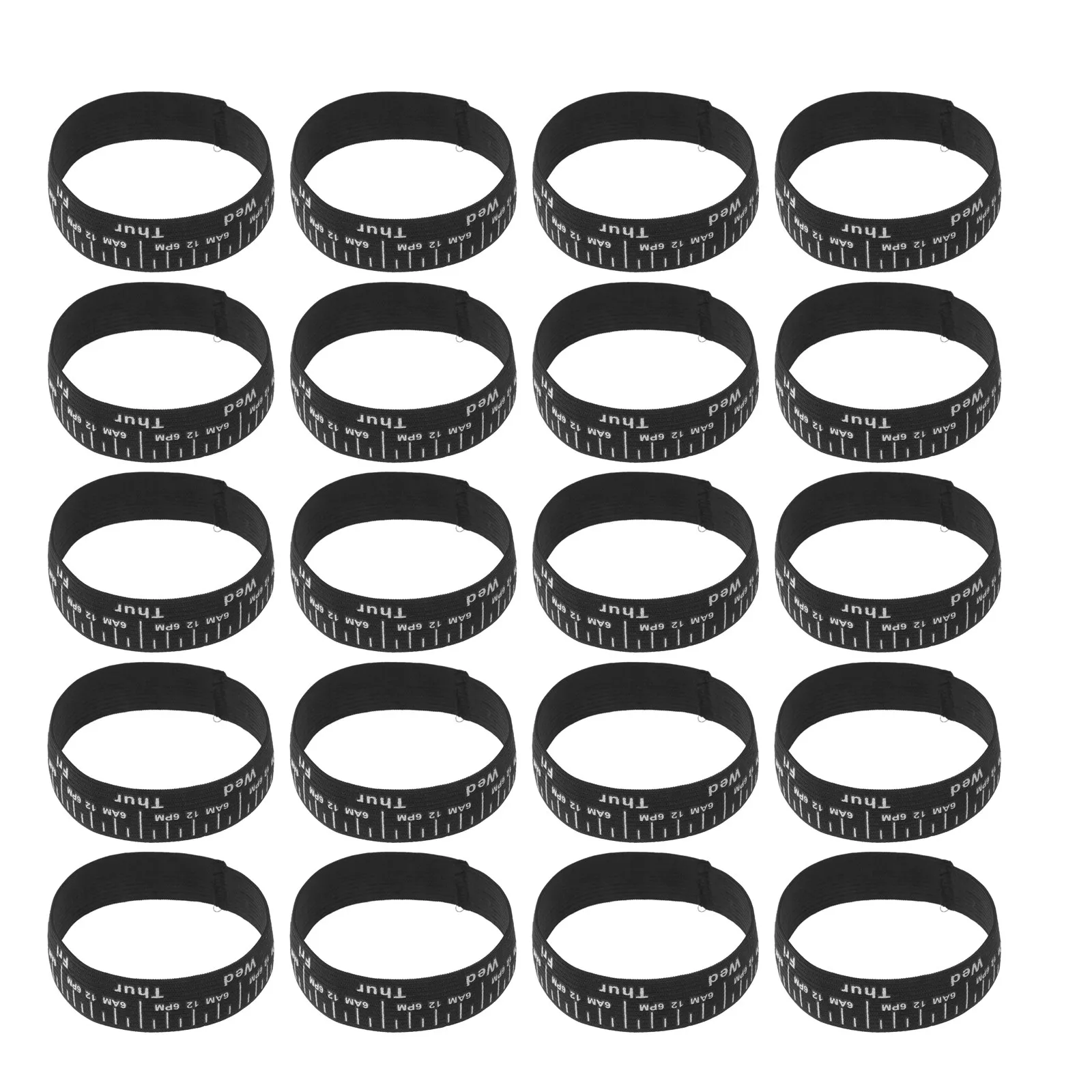 20Pcs Sourdough Starter Marker Bands Elastic Feeding Schedule Tracker for Fermentation Bread Baking Accessories