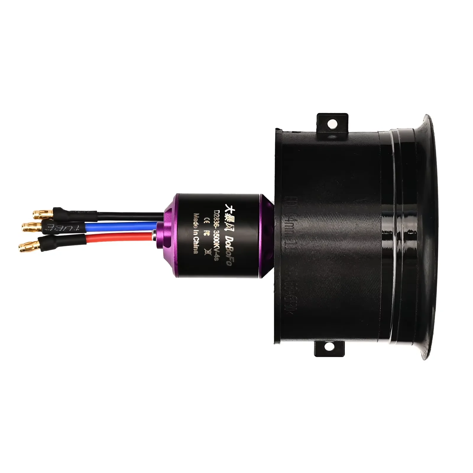 64mm EDF 11 Blades Ducted Fan, 3500KV Brushless Motor, Balance Tested For 4S RC Jet Airplane Model