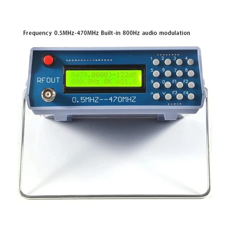 Radio Generator Accurate 0.5M‑470Mhz Meter Tester Generator Stable 800Hz Toning Modulation Robust For Intercom