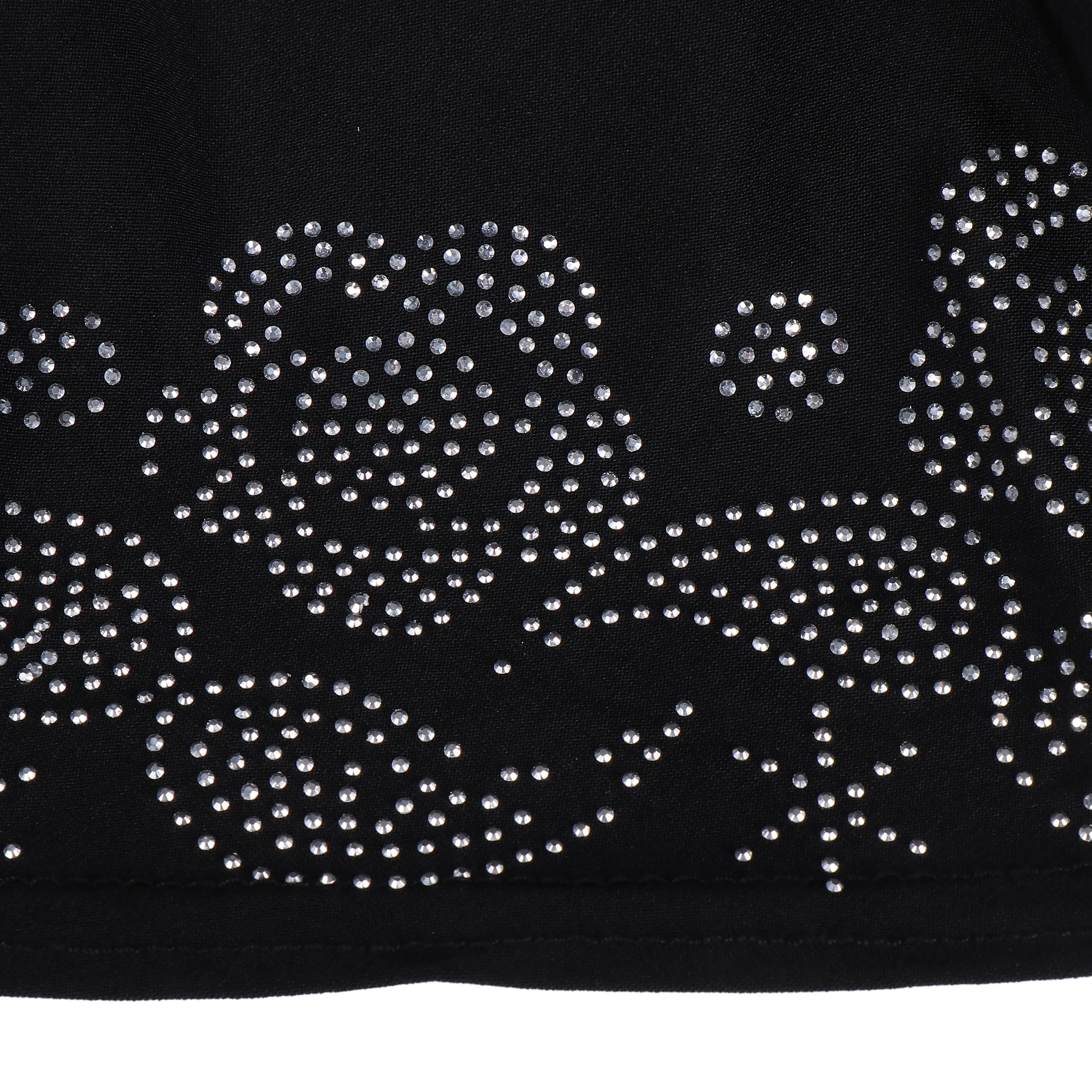 H407 Erwachsene große muslimische Hijab Schal mit Blumen Strass islamische Kopftuch Hüte Armia ziehen auf Headwrap Motorhaube – Detail 13