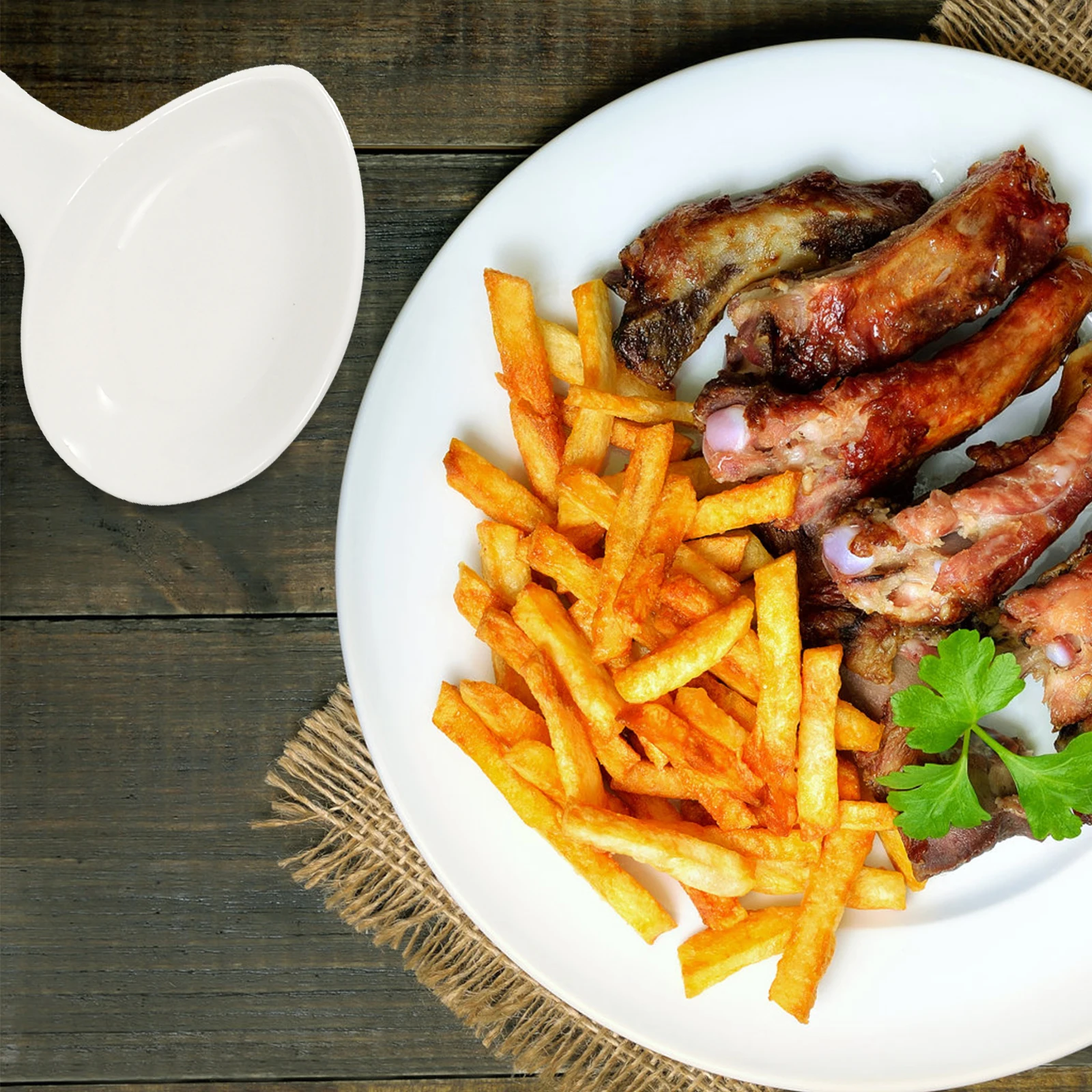 

4Pcs Ceramic Seasoning Dishes Chopsticks Rest Set for Oil Sugar Vinegar Sauces Dipping Bowls Kitchen Condiment Plates Home