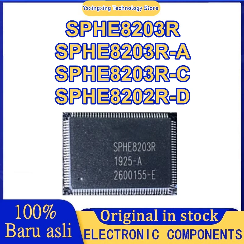 SPHE8203R SPHE8203R-A SPHE8203R-C SPHE8202R-D QFP128 DVD decoding chip 100% New Original in stock