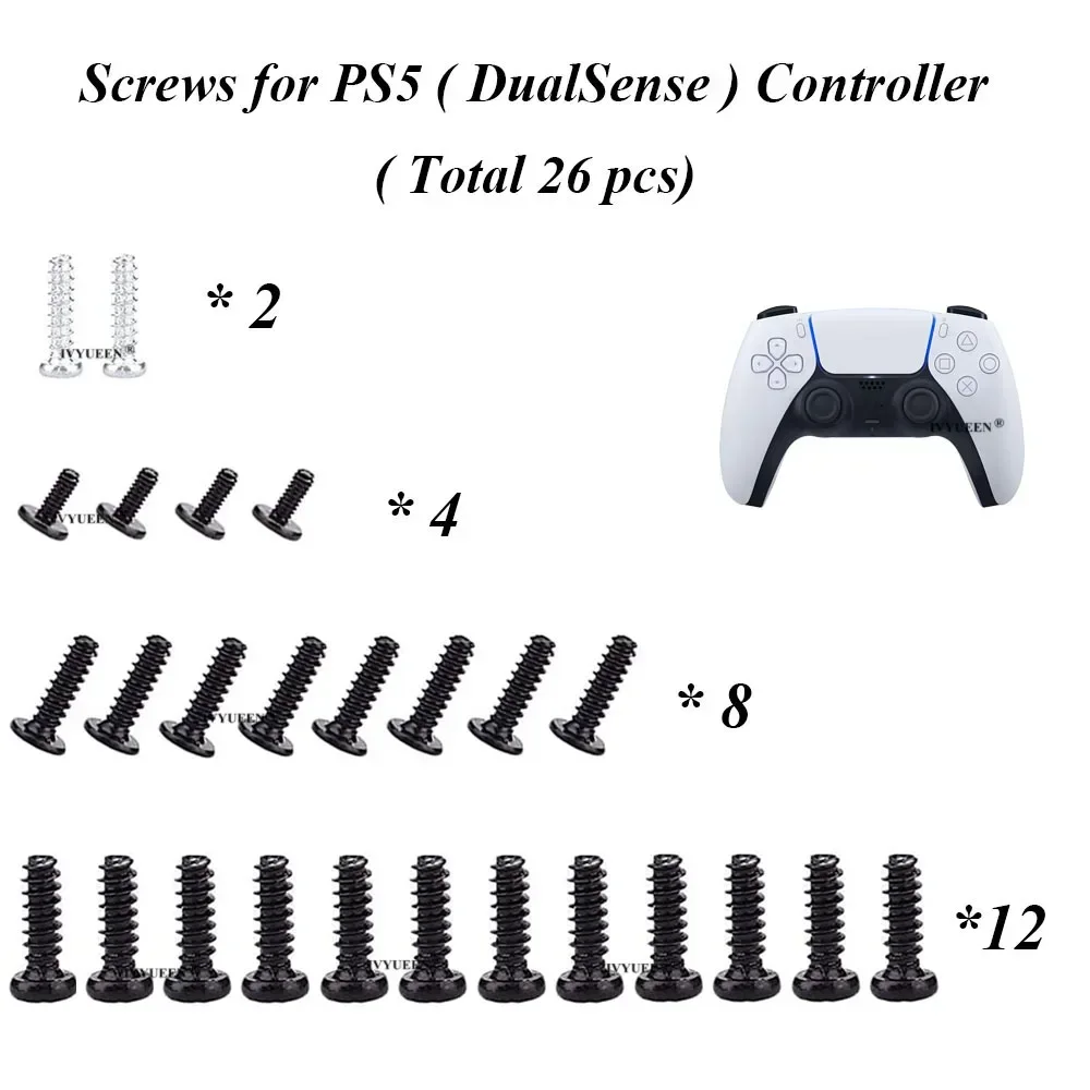 IVYUEEN Game Tools Kit for Sony PlayStation 5 PS5 PS4 Controller Philips Screwdriver Tear Down Repair Tool for DualSense Screws