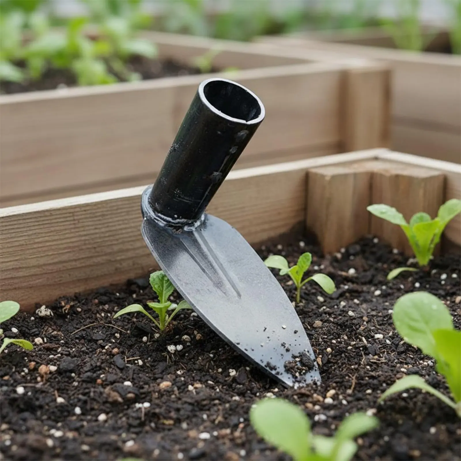 4 Pieces Small Garden Hoe Multi-Purpose Hand Hoe Heavy Duty Long-Lasting Blade for Farmers, Outdoor, Vegetable Plot