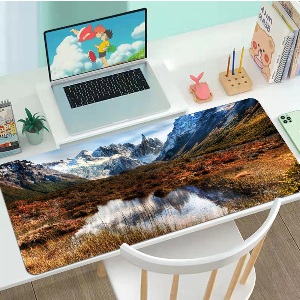 

Nature Landscape Mouse Pad Gaming XL Custom Computer New Mousepad XXL Desk Mats Natural Rubber Anti Slip PC Mouse Mat Mice Pad