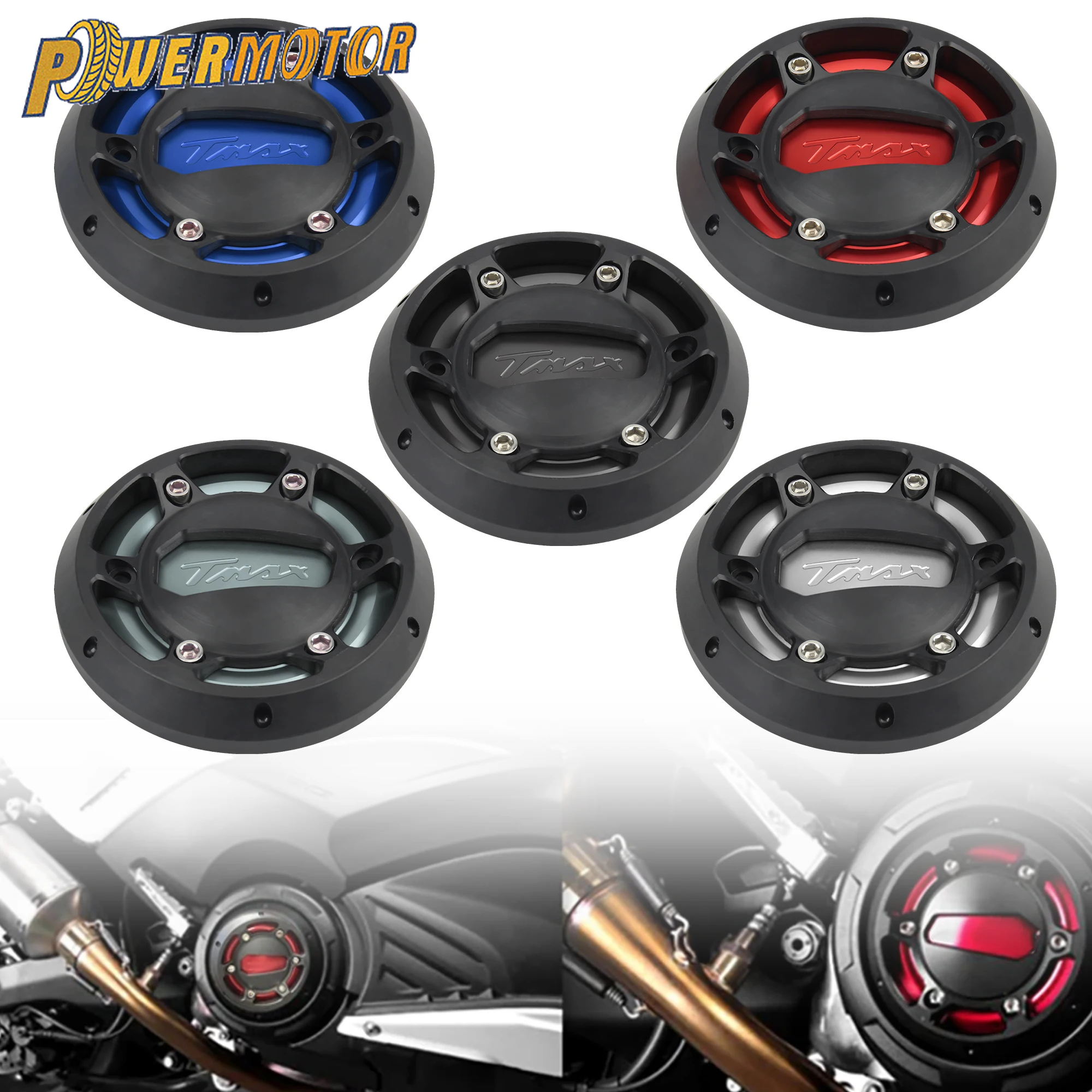 

Motorcycle Engine Protective Cover For Yamaha T-MAX TMAX 530 500 TMAX530 TMAX500 Scooters Stator Cover Guard Slider Accessories