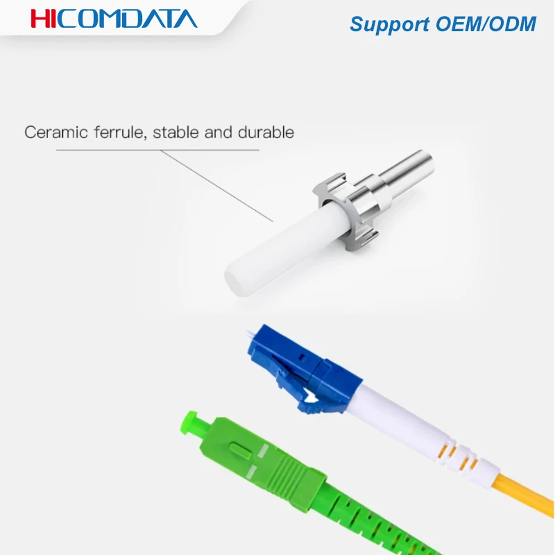 Imagem -02 - Apc-lc Upc 3m Simples Único Modo Fibra Óptica Cabo Remendo Sc-lc 2.0 mm 3.0 mm Ftth Fibra Cabo Remendo 1m 3m 5m 10m sc