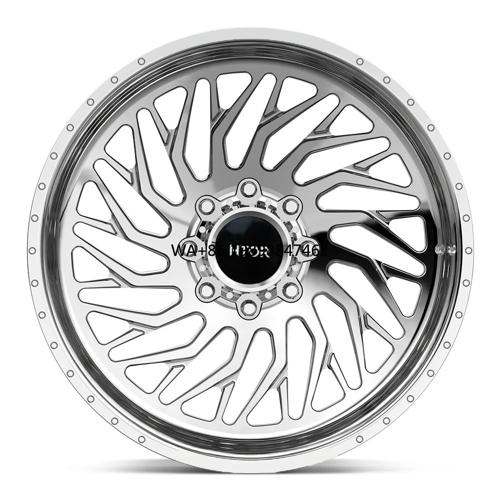 

HTOR 20x9 20x10 20x12 20x14 8x170 8x165.1 Forged Polished Off-Road Wheels Deep Lip Rims for
