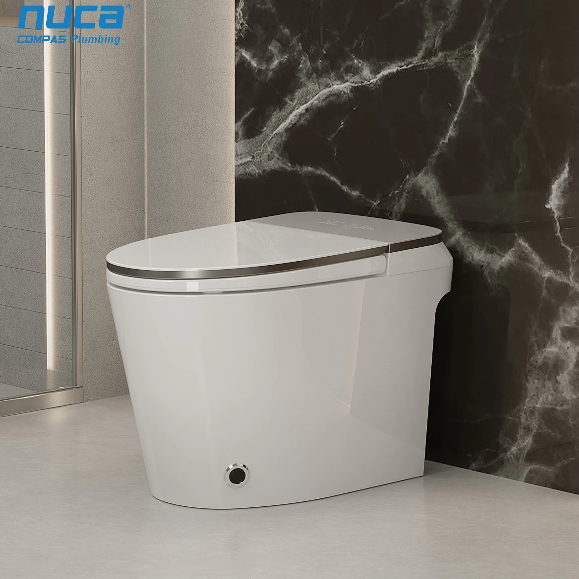 NUCA Automatic Flush Electric Toilet Bathroom Ceramic Intelligent Smart Toilets concealed water tank