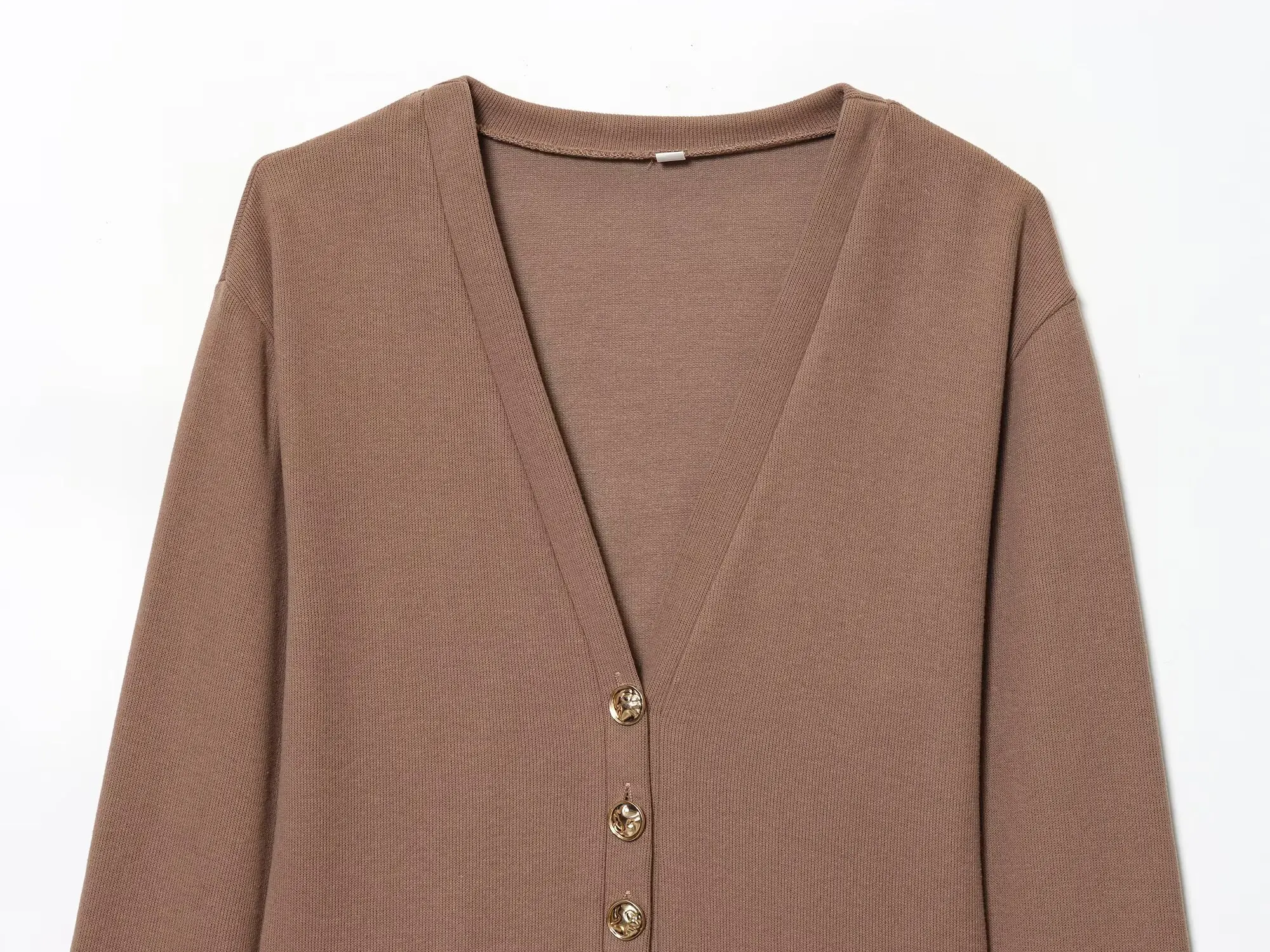 KONDALA خريف أنيق عادية محبوك فستان أطفال مع سروال داخلي المرأة أزرار طويلة الأكمام سترة بنطلون 2 قطعة مجموعة 2025 موضة الإناث مجموعة