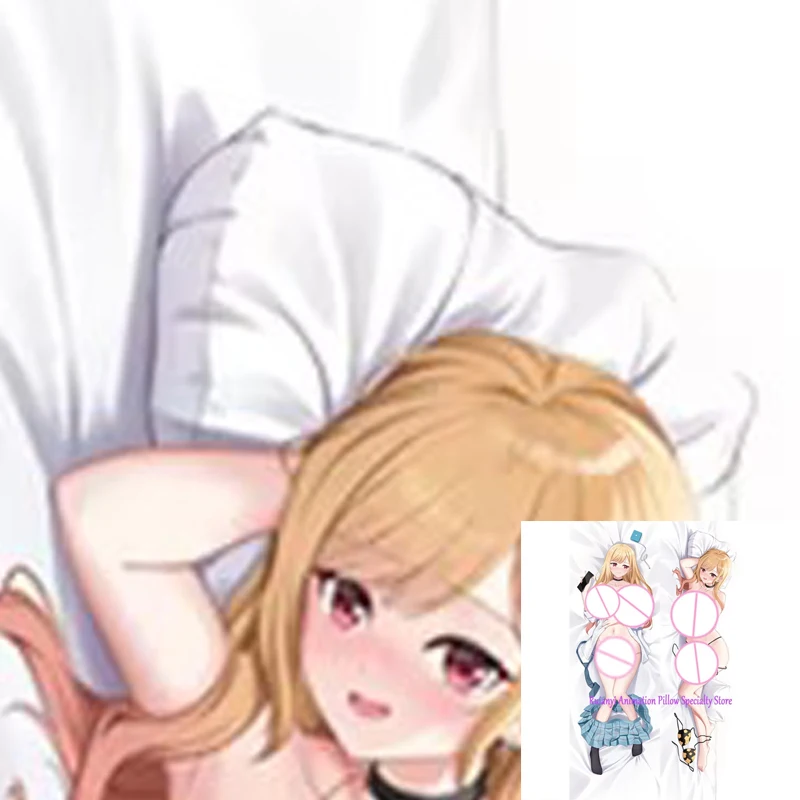 

Dakimakura Anime Kitagawa Marin Double-sided Print Life-size Body Pillow Cover Bedding Gifts