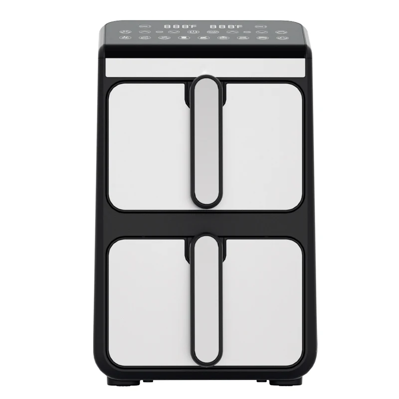 New intelligent digital control double stack air fryer oven large capacity metal insert 12L multi-function electric air fryer