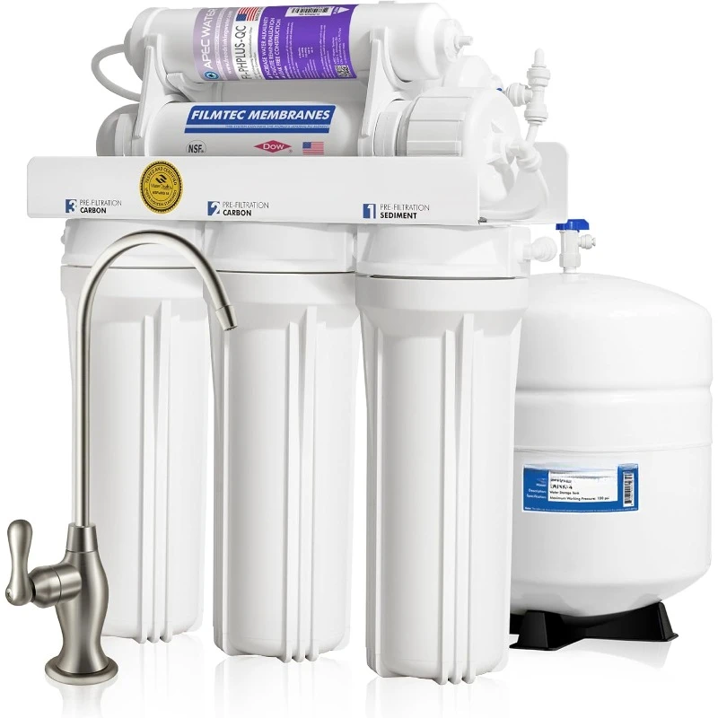 Systems Top Tier Supreme  90 GPD 6-Stage Ultra Safe Reverse Osmosis Drinking Water Filter System (Ultimate RO-PH90)