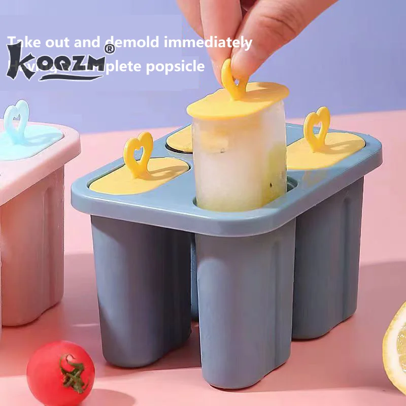 

Summer Ice Cream Tools Popsicle Molds Silicone Ice Pop Molds BPA Free Popsicle Mold Reusable Easy Release Ice Pop Make