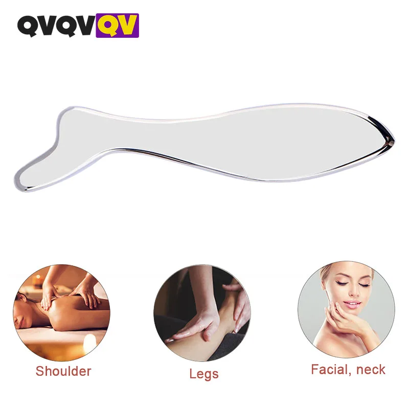 

Stainless Steel Gua Sha Tools-Massage Scraping Tool for Soft Tissue Mobilization,Physical Therapy for Back, Legs, Arms