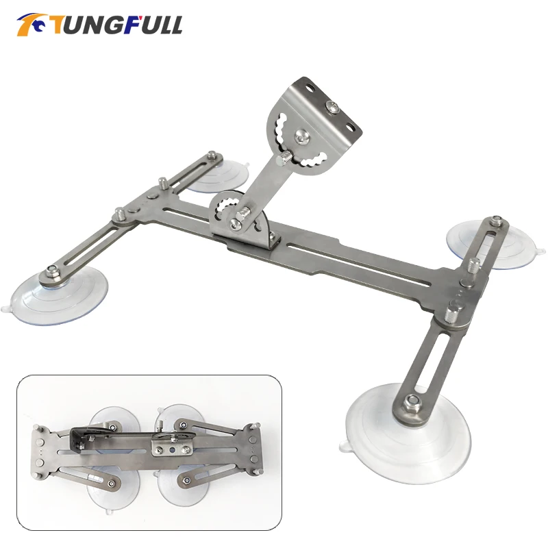 Stainless Steel Stand With Suction Cup for Telescopic Linear Actuator Reciprocating Cycle Motor Bracket Small Portable Holder