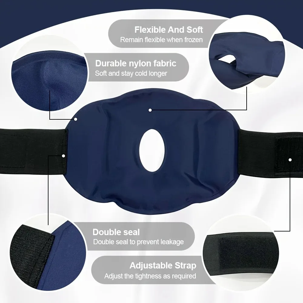 حزمة ثلج للركبة من جل النايلون قابلة لإعادة الاستخدام للركبة الباردة والساخنة حزمة جل مضغوطة لتخفيف الركبة والاسترخاء ملحقات أدوات العناية بالقدم