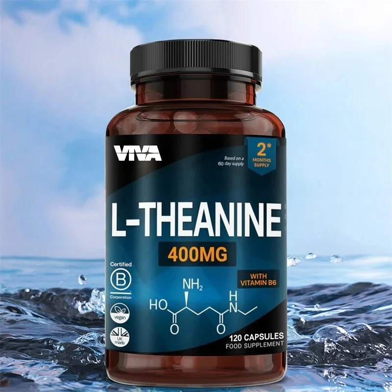 L-Theanine 400MG - Supports Relaxation, Relieves Stress and The Nervous System, Reduces Fatigue, and Promotes Energy Production