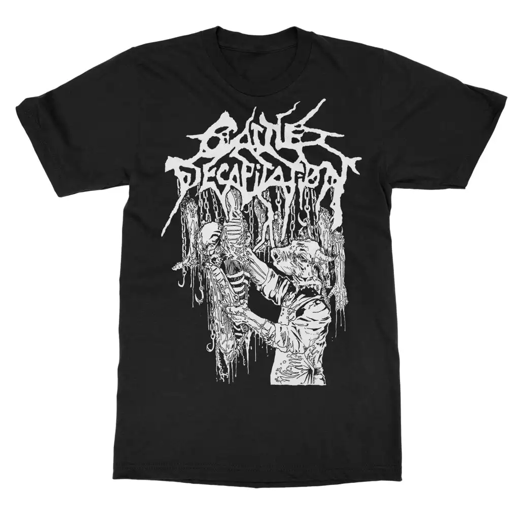 Summer Cattle Decapitation‌ Graphic Cotton Band Shirt Unisex Summer Short Sleeve Fashion Brand Tee Luxury Casual Vintage Tees