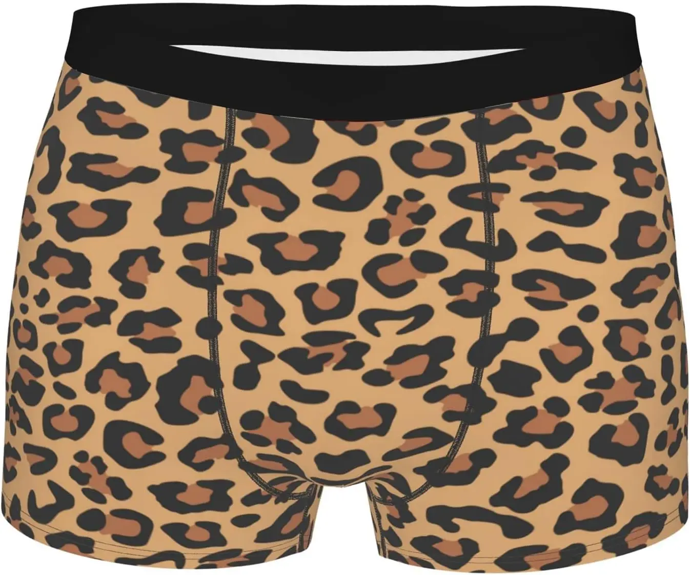 Men\'s Briefs Underpants Leopard print Mens Soft Underwear,Comfy Breathable Short Trunk