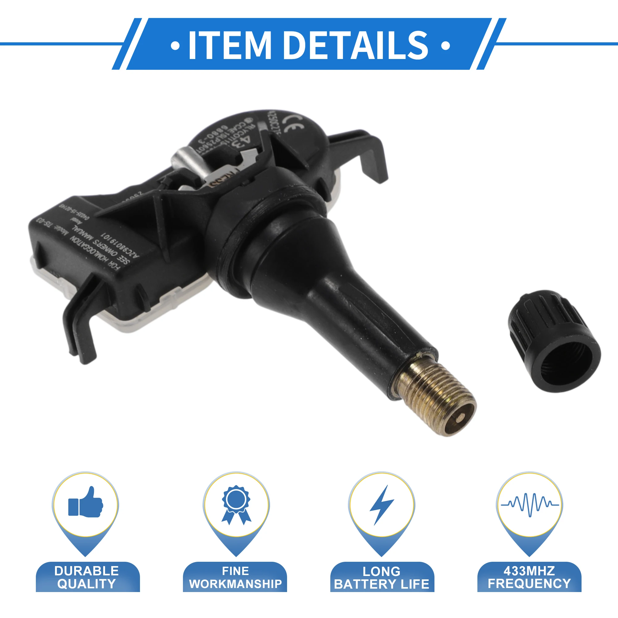 เซ็นเซอร์แรงดันลมยางโมโตฟอร์ติ เซ็นเซอร์ TPMS หมายเลข 4250C275 สำหรับมิตซูบิชิ แอทรีจ 2014-2022