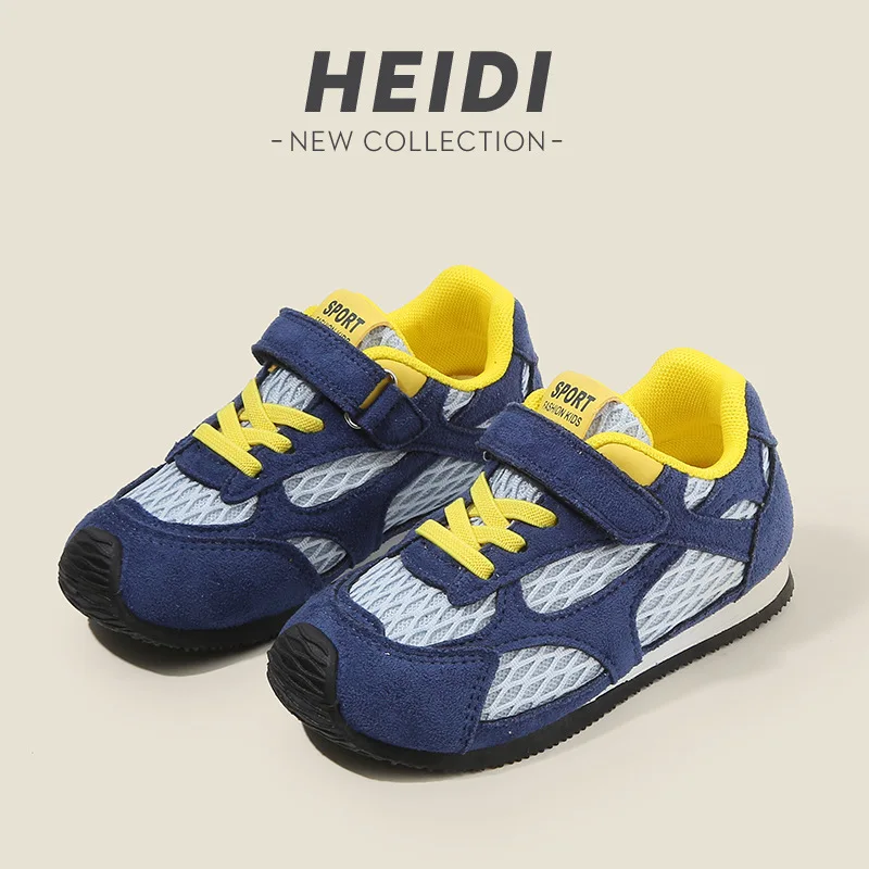 Modne Dziewczęce Buty 2025 Jesień Nowe Dziecięce Sneakersy Wygodne Miękkie Chłopięce Buty Siatkowe Proste Uniwersalne Dziewczęce Buty Codzienne Кроссовки