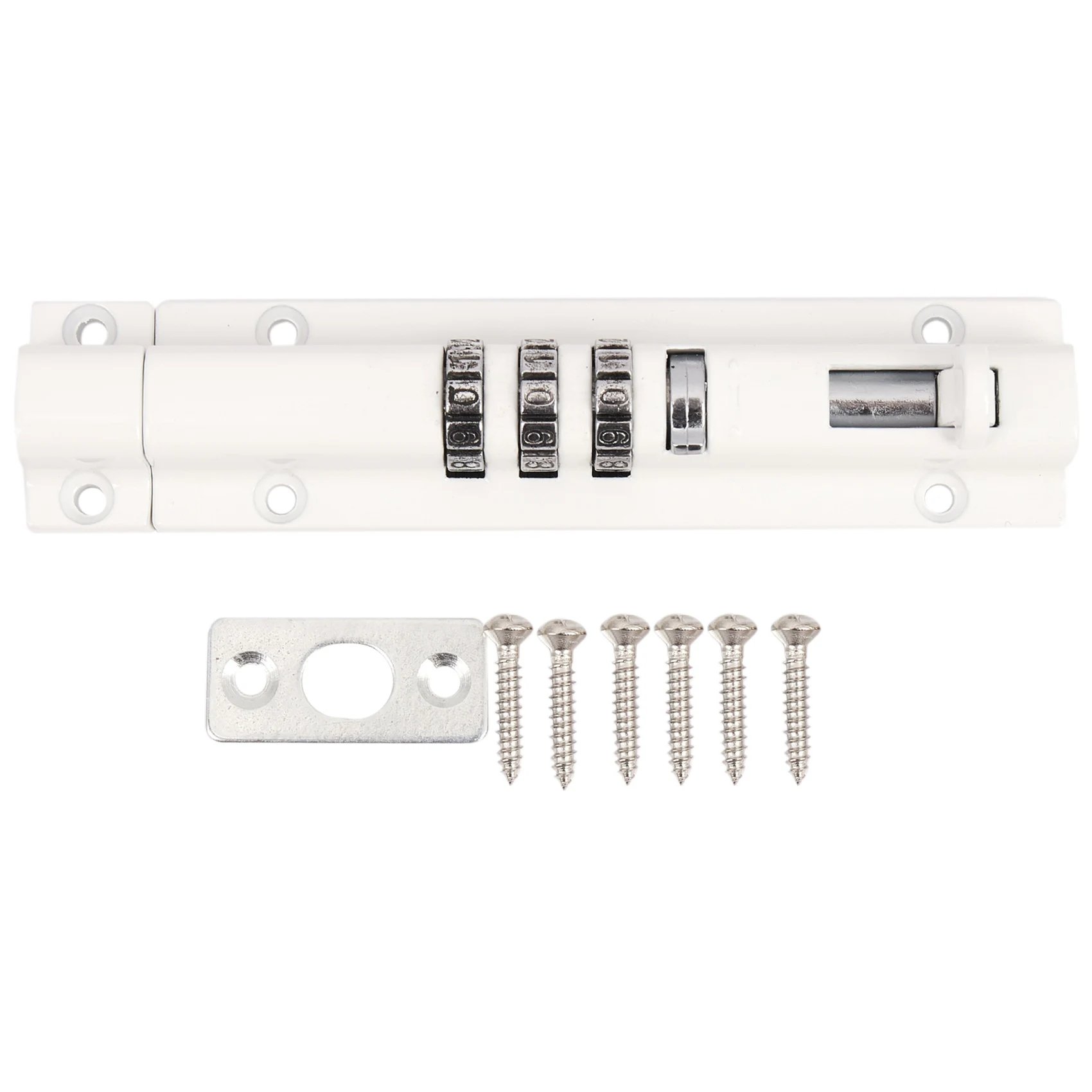 

Horizontal Horizontal Door Sliding Combination Code Can Be Reset for Gate Garage Cabinet White