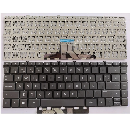Teclado para ordenador portátil US/SP para HP Pavilion x360 14M 14-DW 14-DV 14-DY 14-EK 14-EC 14-EM 14-EP TPN-I141/I142/C157/C158 14-EE 13-BB