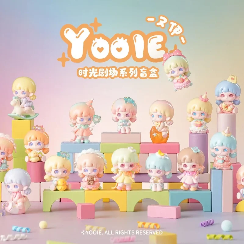 

Original Yooie Theatre Time Series Mini Blind Box Blind Bag Trendy Toys Cute Figurines Collectibles Birthday Gifts For Girls