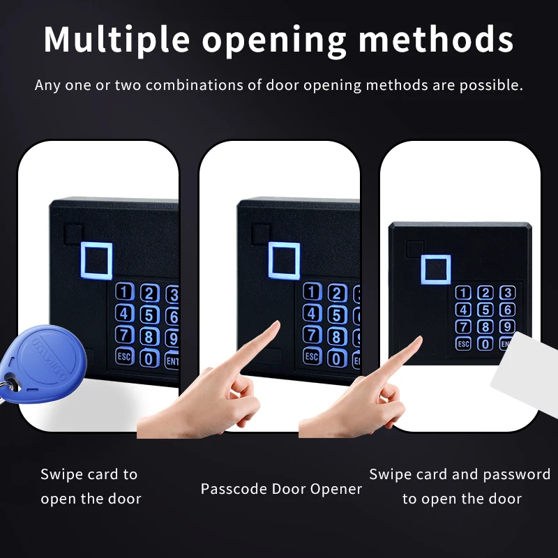 Picture 4: NFC Access Control Keyboard, 13.56Mhz Mifare RFID Card Reader, Wiegand26/34, RS485,RS232,TTL Format For Access Control Systems