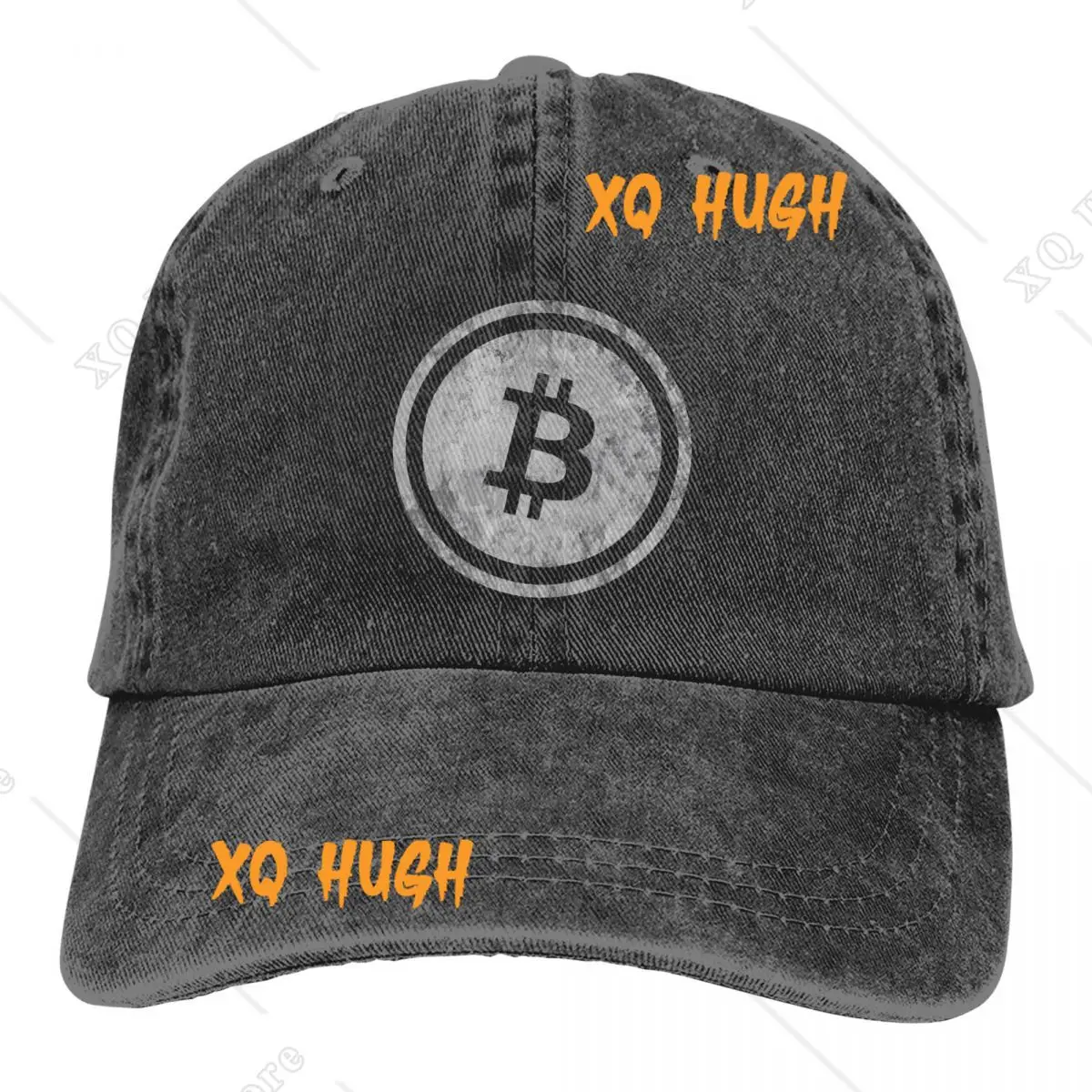 Bitcoin Crypto Digital Currency BTC Mining Coin Bitcon Men and Woman's Baseball Caps Adjustable Casual Cotton