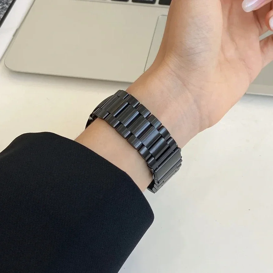 Per 22mm cinturino per orologio cinturino in acciaio inossidabile cinturino in metallo per Samsung Galaxy 3456 orologio 46/42mm Gear S3 Frontier uomo donna