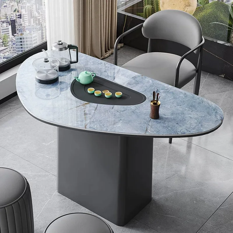 Balcony Tea Table, Rock Small Tea Table, Simple Home Drinking Integrated Tea Brewing Table Combination