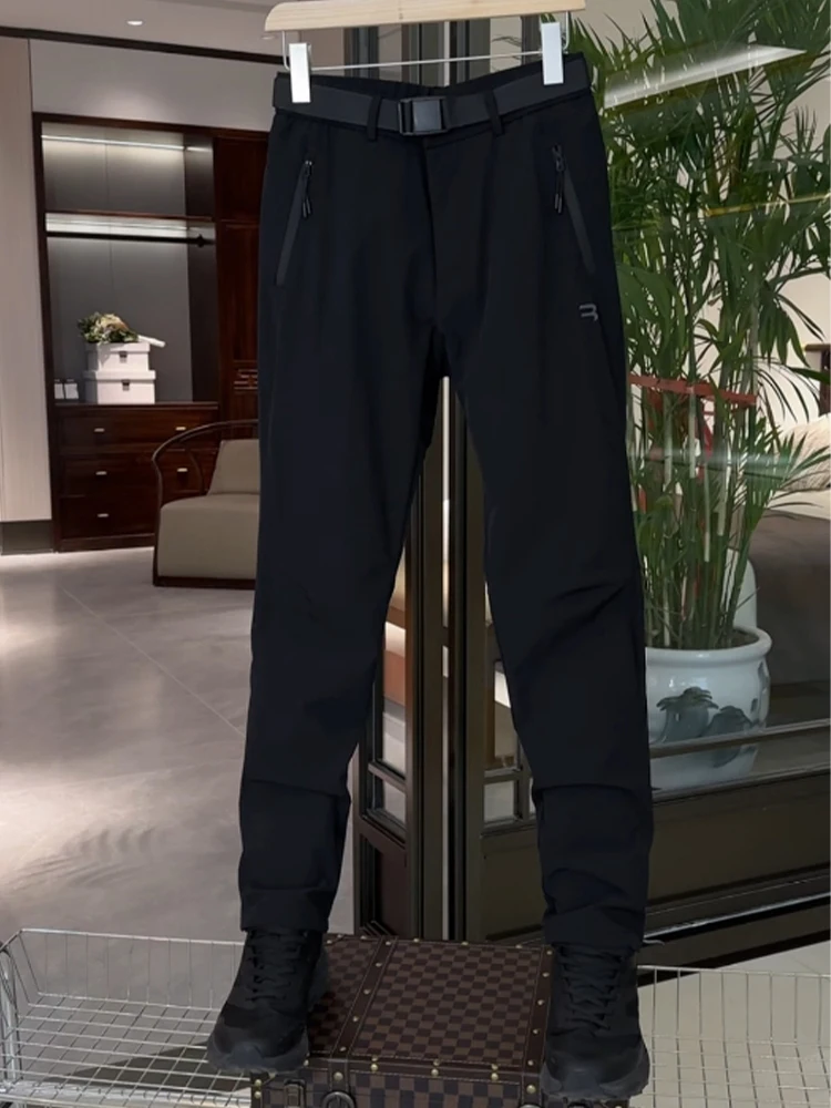 

Men's Faionable Straight Leg ell Pants Autumn Winter Outdoor Casual Trousers Busin Sle Soft ell Cargo Pants