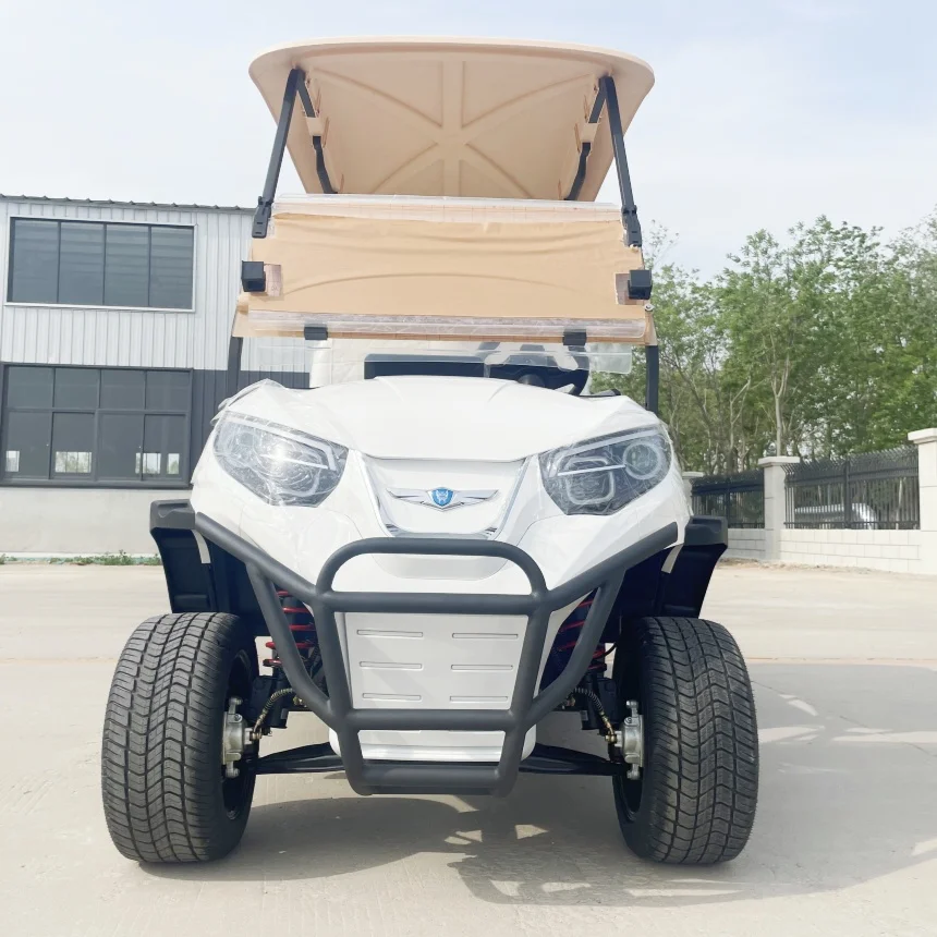 

New Design Best-Selling Electric Golf Cart Custom Hunting Golf Cart Comfortable Electric Scooter With Bumper Point Seatbelt