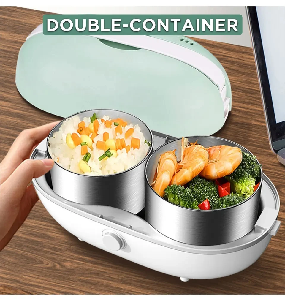 Tableware Electric Lunch Box Steel Lunch Box Food Warmer Lunch Kitchen Appliances