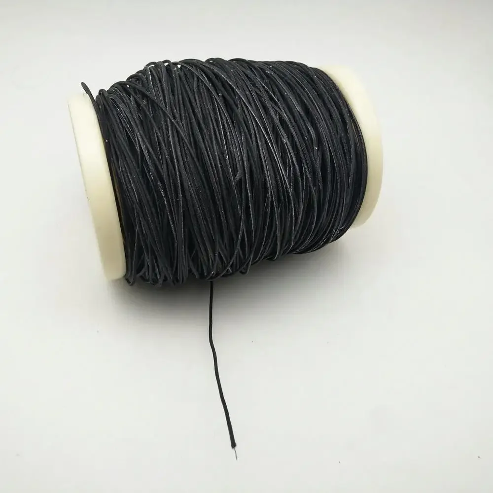 30 feet (10-white / 10-black / 10-yellow) Gavitt fabric pre-dyed 7-strand push back 22-watt retro style guitar cord