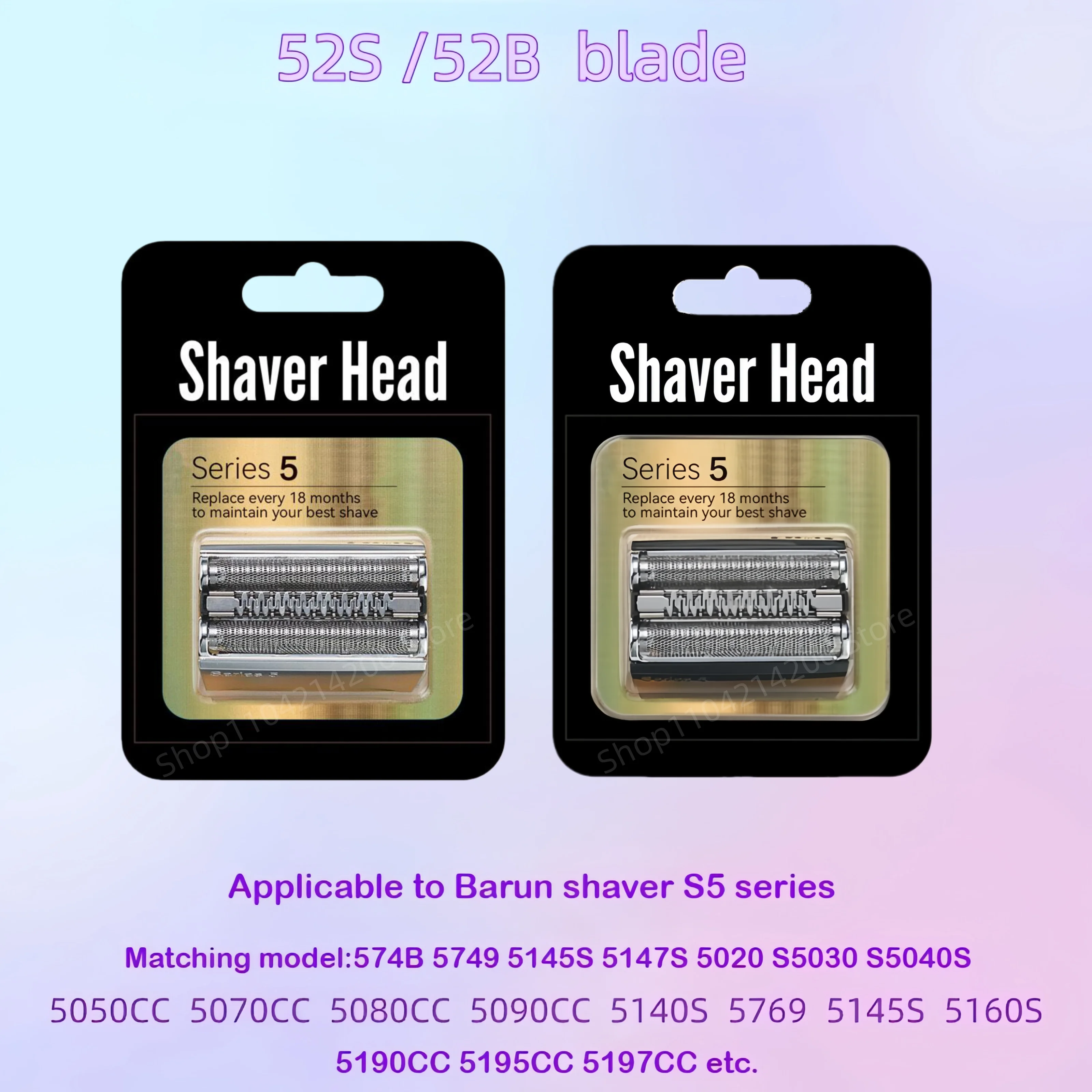 رأس ماكينة حلاقة بديلة مناسبة لسلسلة براون 92S/32B/32S/52S/52B/70S/70B/21B/92B/73S/83M/53B #2