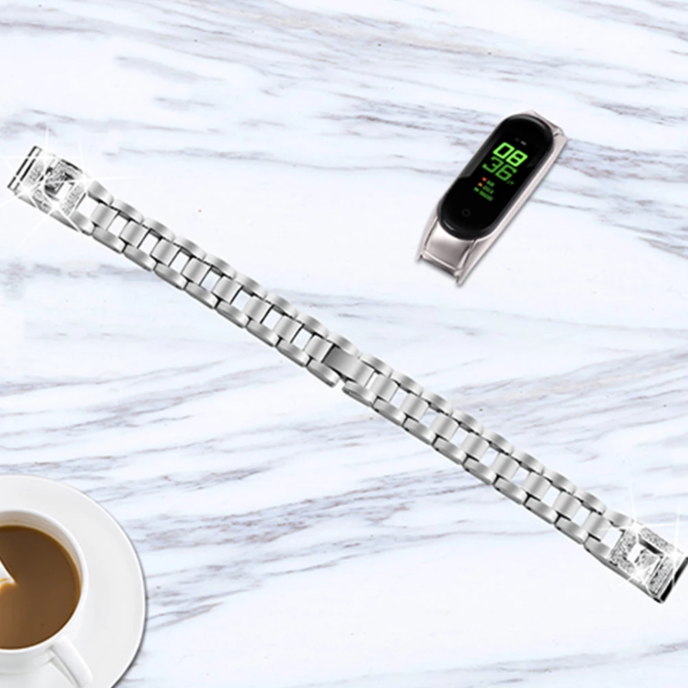 

Steel Strap Watch Band Dressy Straps for Men Wristband Smart Watchband Bracelet